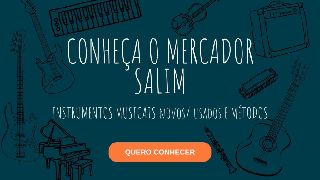 Moraes music school Mercador salim instrumentos musicais novos e usados
