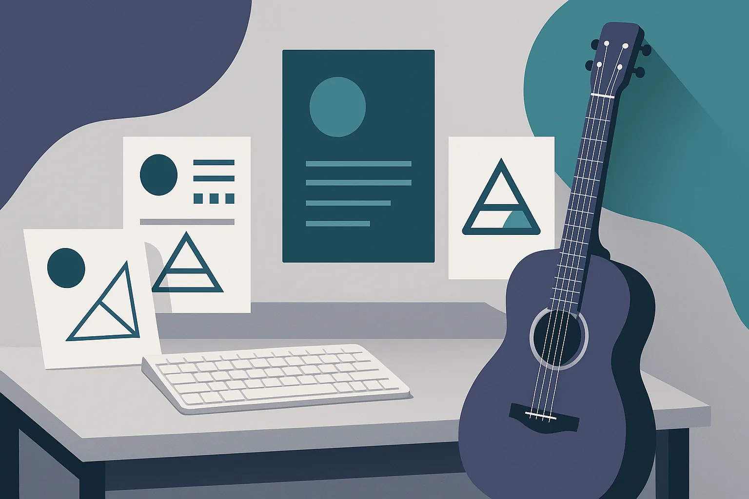 teoria musical para iniciantes em ambiente didatico e acolhedor