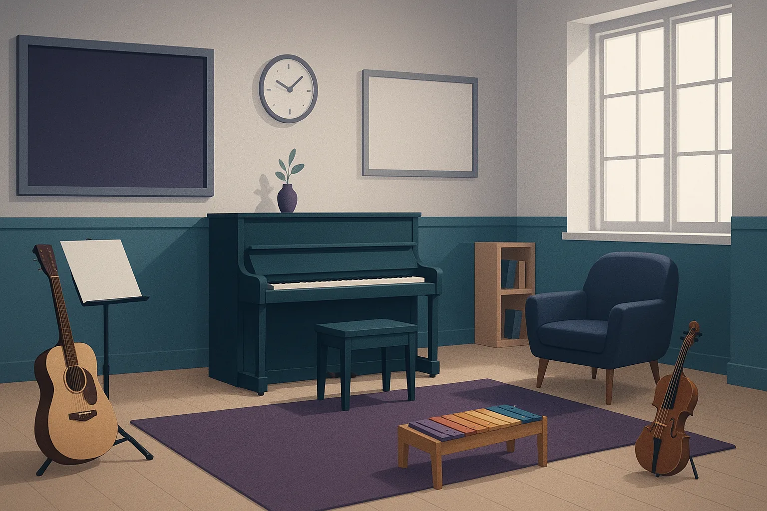 aulas de musica para criancas em ambiente acolhedor e educativo