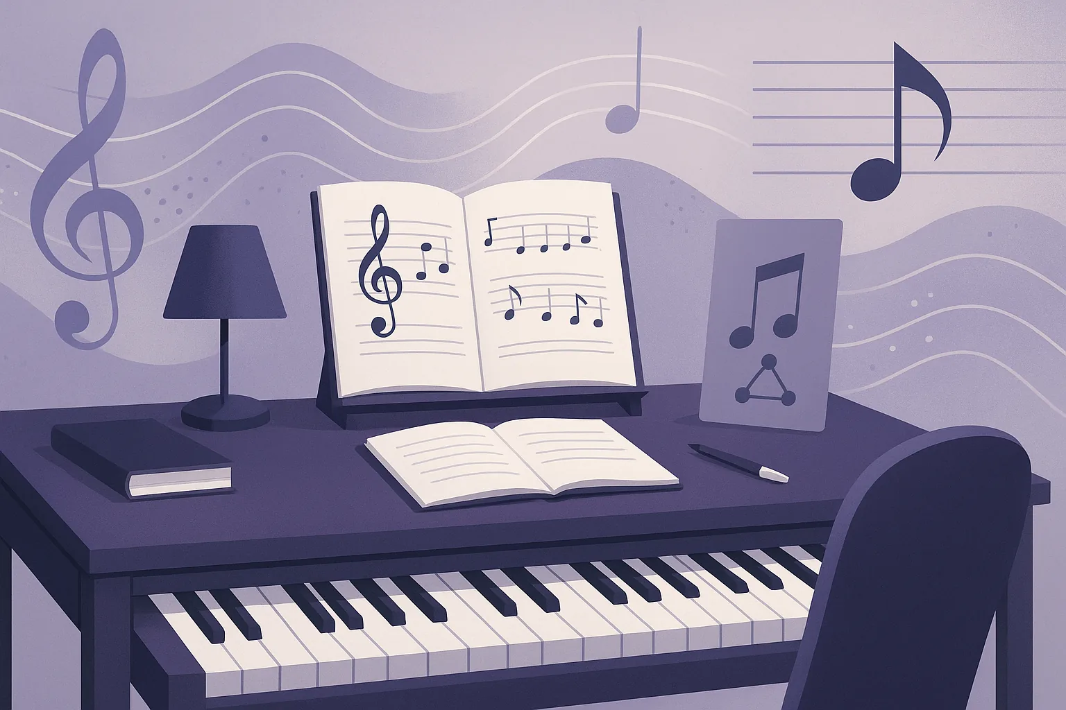 aulas de teoria musical na barra da tijuca em ambiente organizado de estudo